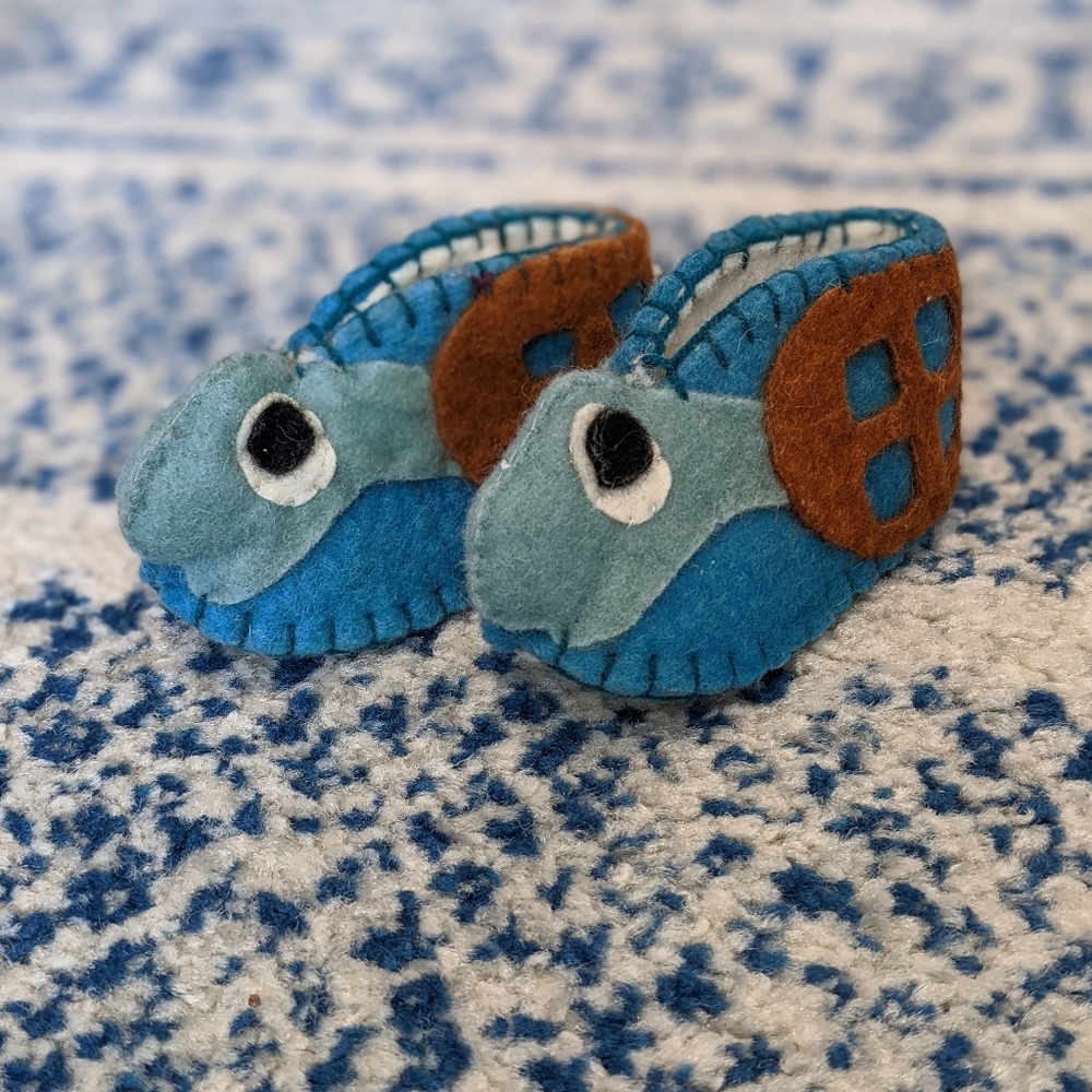 Wool Baby Booties